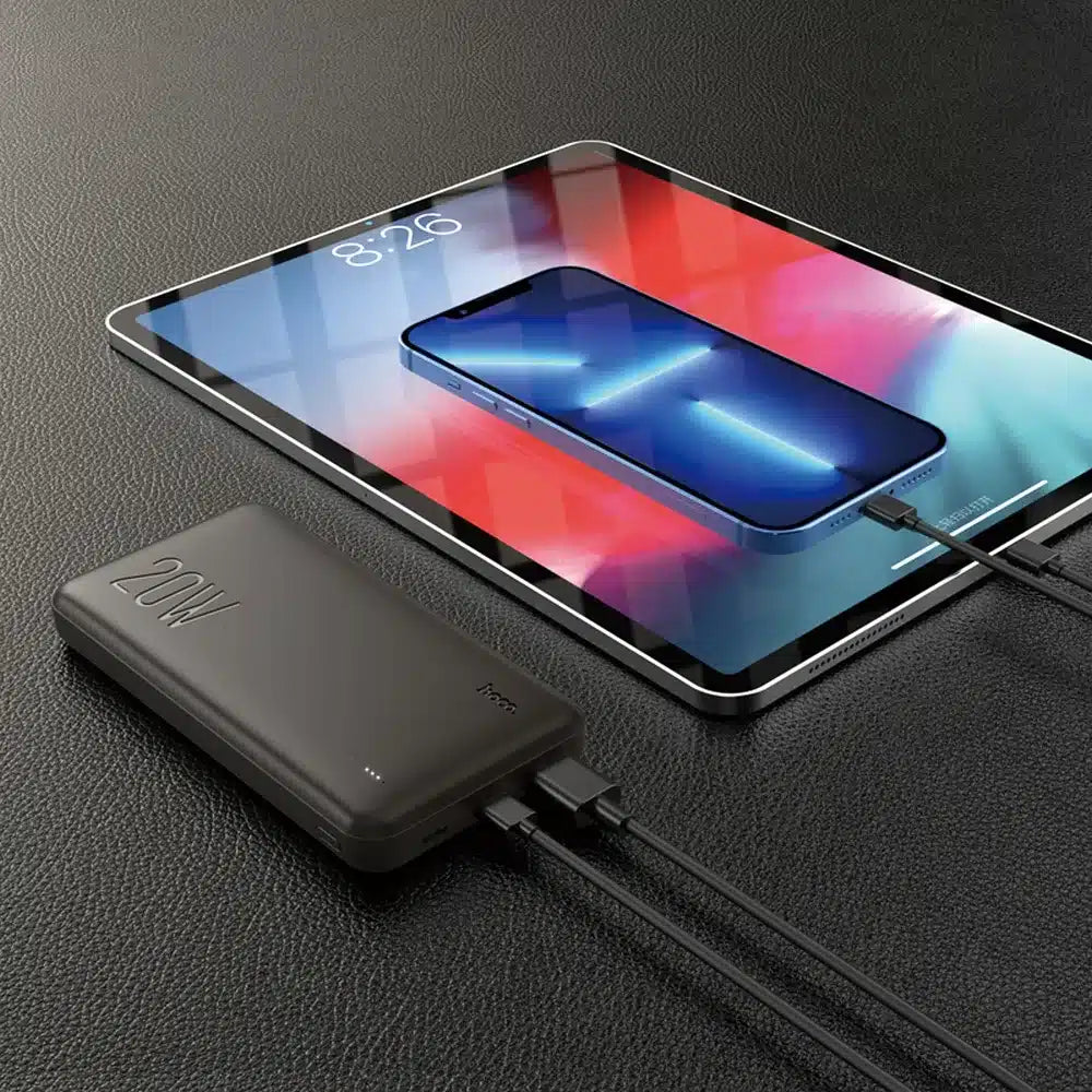 HOCO POWER BANK 10.000mAh PD20W + QC3.0 J87 črn