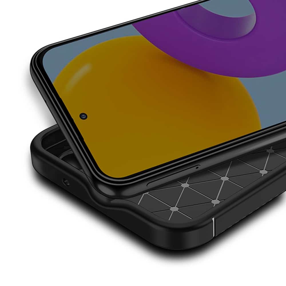 Techsuit – CarbonFiber ovitek za Samsung Galaxy A54 5G – črn