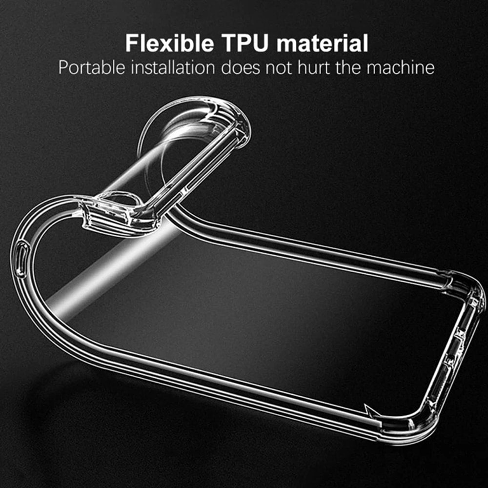 Techsuit Shockproof Clear Silicone prozorna maskica odporna na udarce za Honor 200 Lite