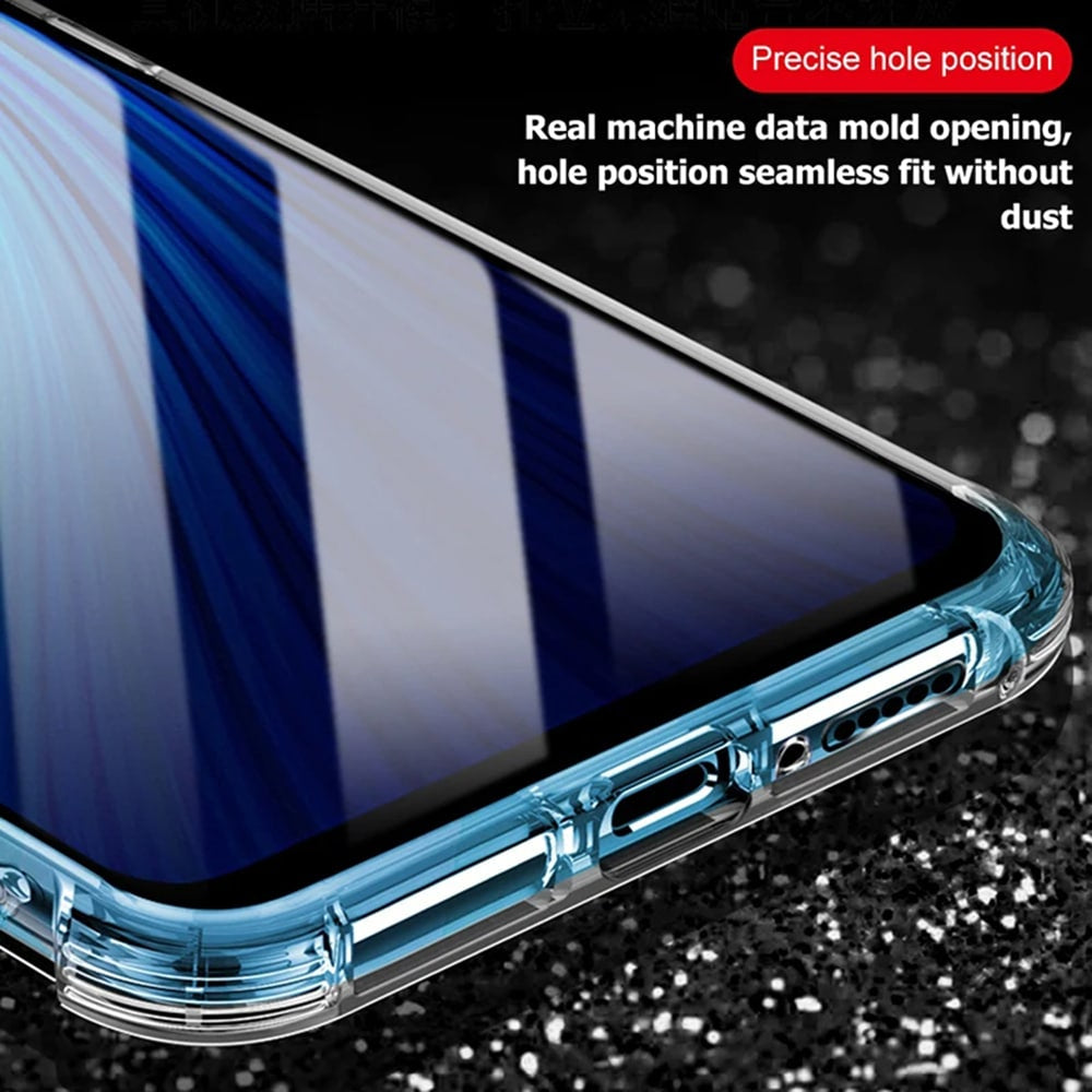 Techsuit Shockproof Clear Silicone prozorna maskica odporna na udarce za Honor 200 Lite