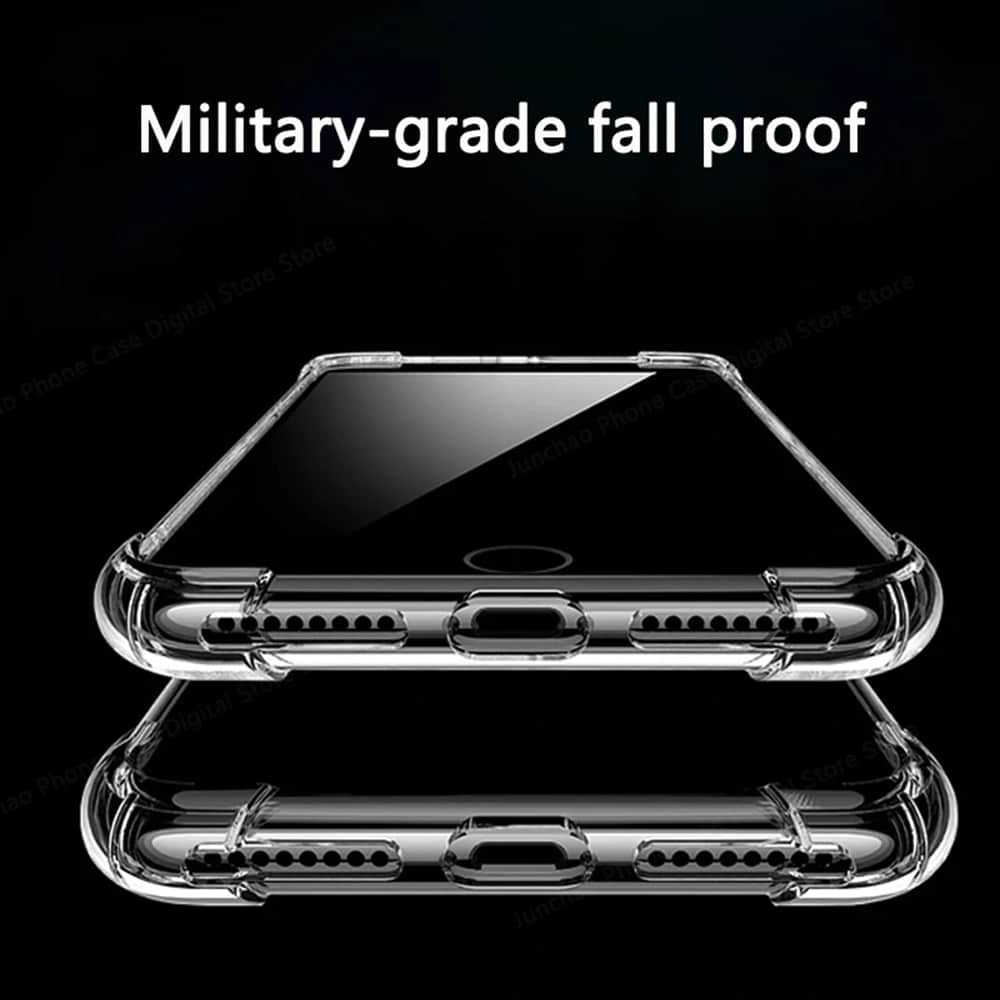 Techsuit Shockproof Clear Silicone prozorna maskica odporna na udarce za Honor 200 Lite