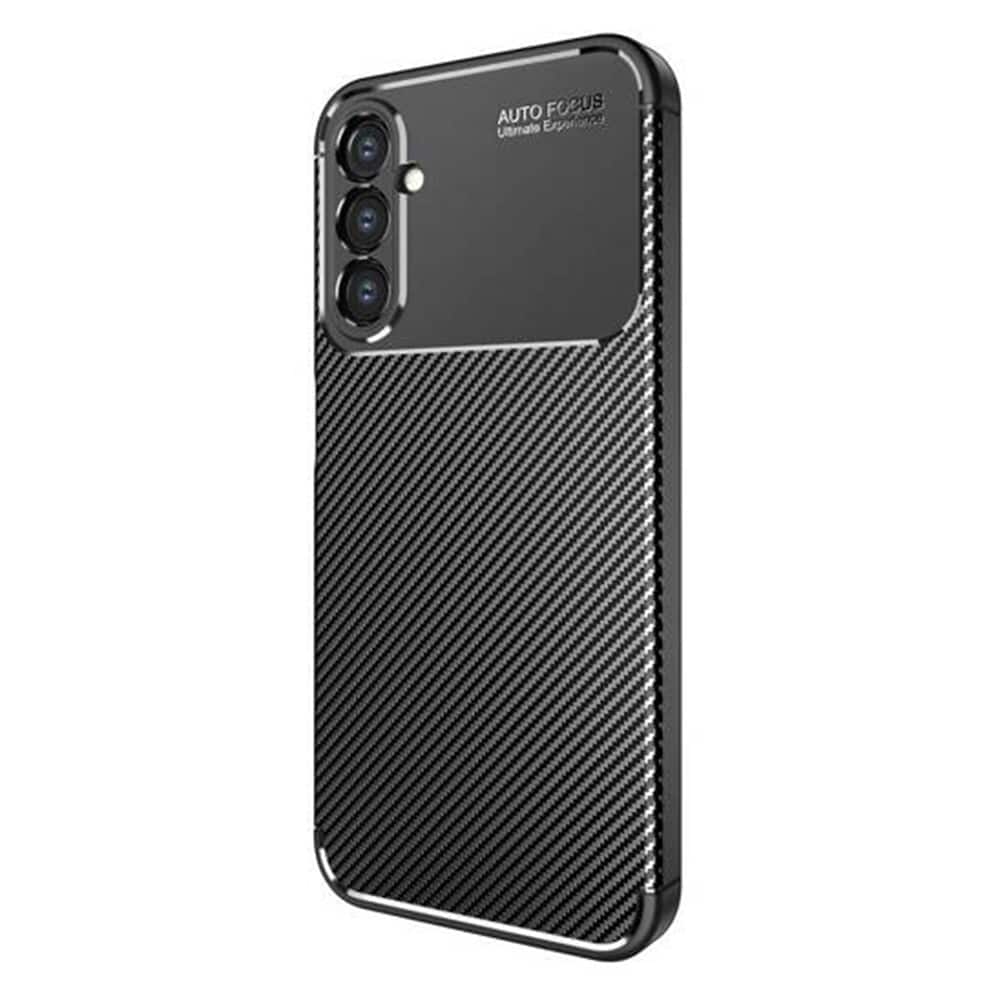 Techsuit – CarbonFiber ovitek za Samsung Galaxy A15 4G / A15 5G – črna
