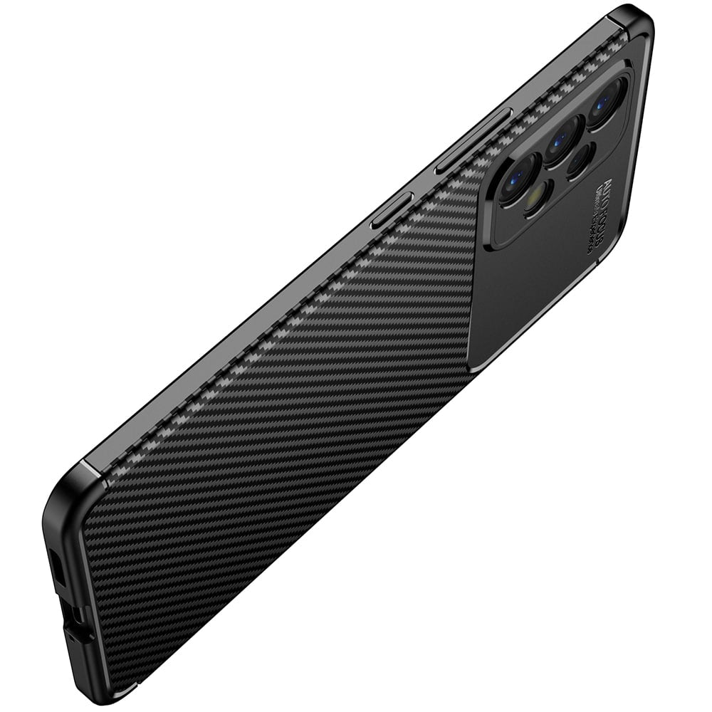 Techsuit – Karbonska maska za Samsung Galaxy A53 5G – črna
