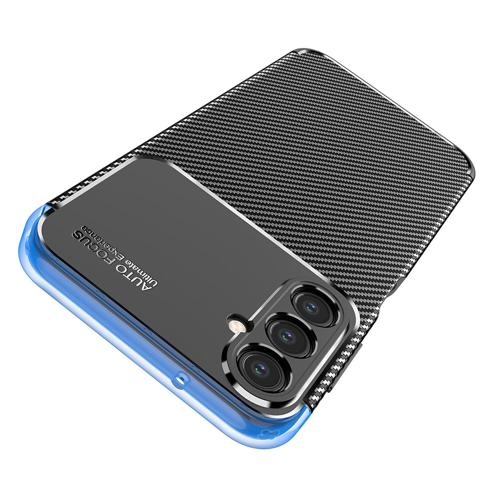 Techsuit – CarbonFiber ovitek za Samsung Galaxy A14 4G / A14 5G – črn