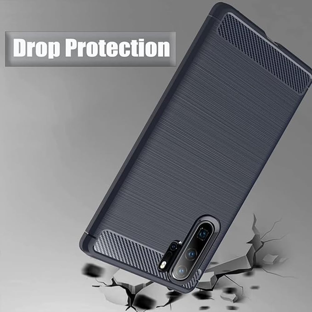 Techsuit Carbon Silicone ovitek za Huawei P30 Pro – moder