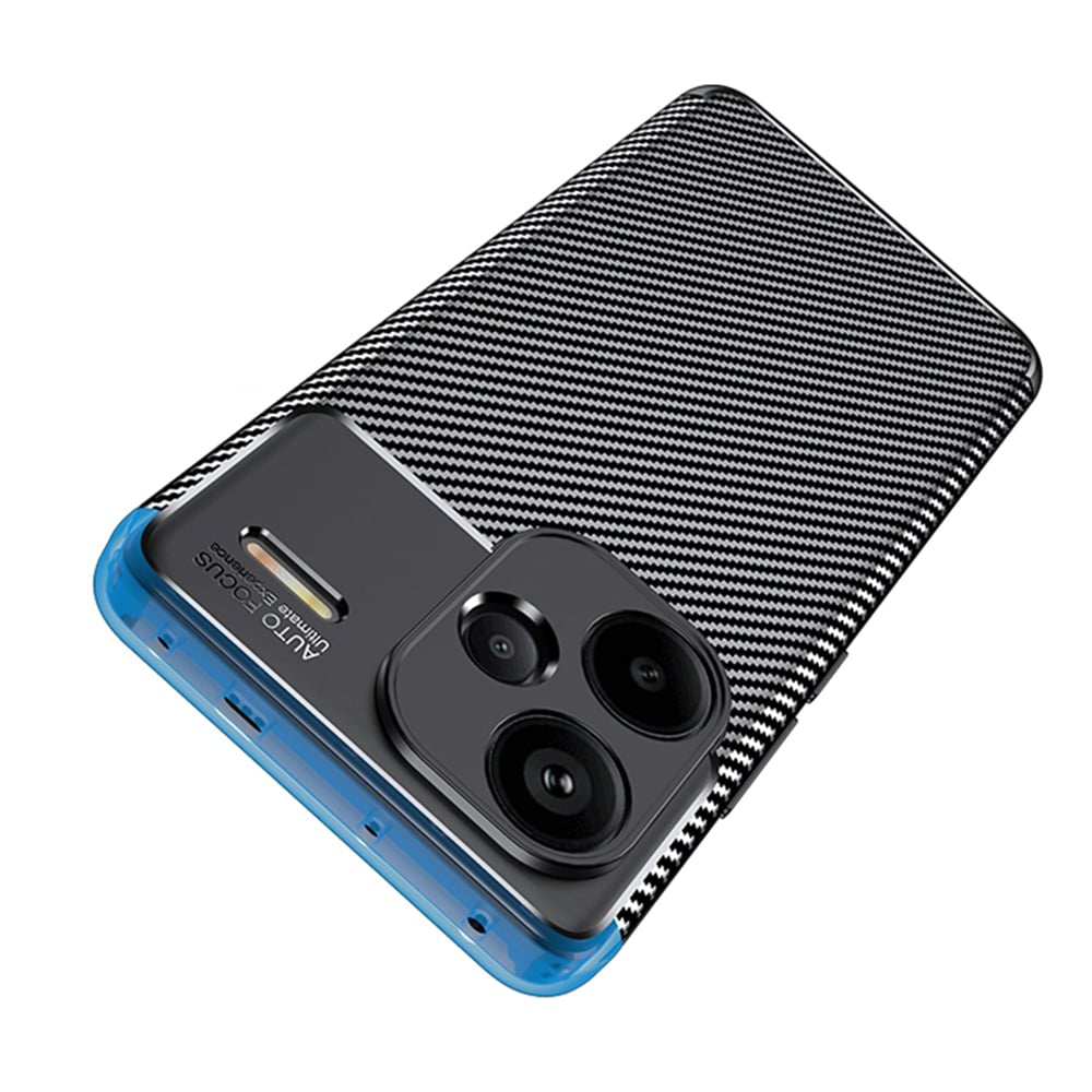 Techsuit – CarbonFiber ovitek za Xiaomi Redmi Note 13 Pro+ 5G – črn