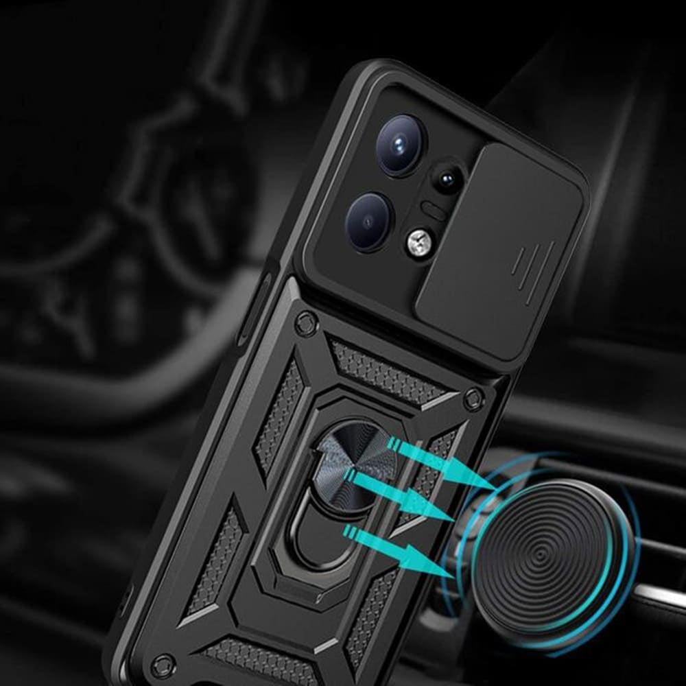 Techsuit – serija CamShield zaščitnih maskic za Motorola Edge 50 Pro – črna