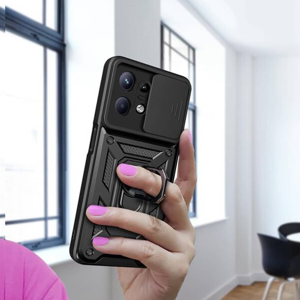 Techsuit – serija CamShield zaščitnih maskic za Motorola Edge 50 Pro – črna