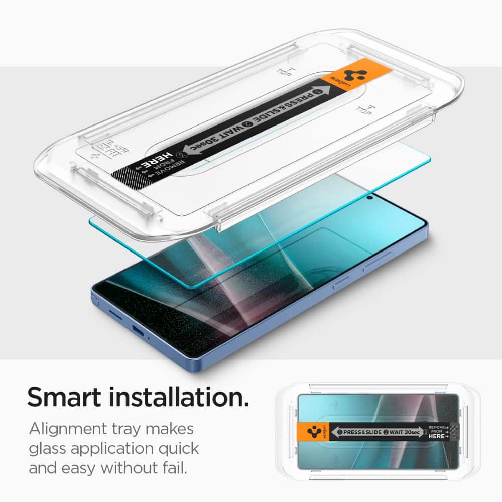 SPIGEN GLASS KALJENO STEKLO TR EZ FIT HD 2 kosa. AGL09082 ZA GALAXY S25 ULTRA CLEAR