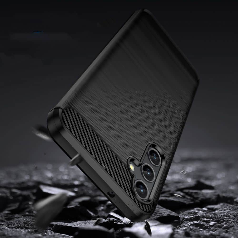 TECH-PROTECT TPUCARBON OVITEK ZA SAMSUNG GALAXY A14 4G/ 5G ČRNI