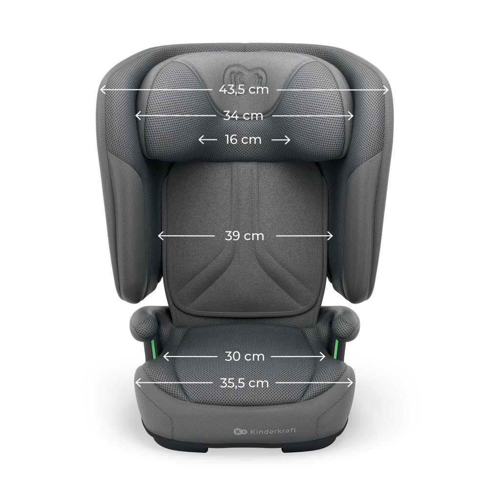 Kinderkraft autosjedalica Unity 2 i-Size 15-36 kg (100-150 cm), Gray