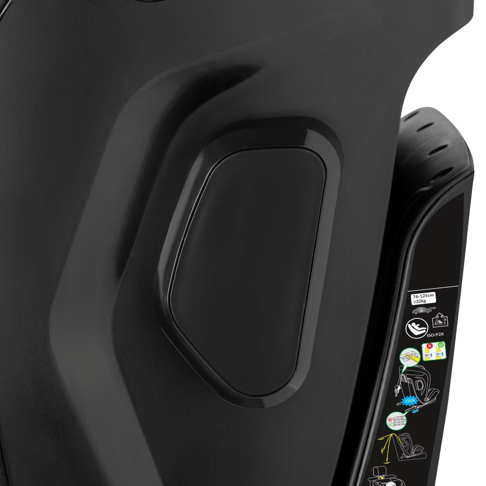 Lionelo autosjedalica Harper i-Size 9-36 kg (76-150 cm), Black Carbon Grey