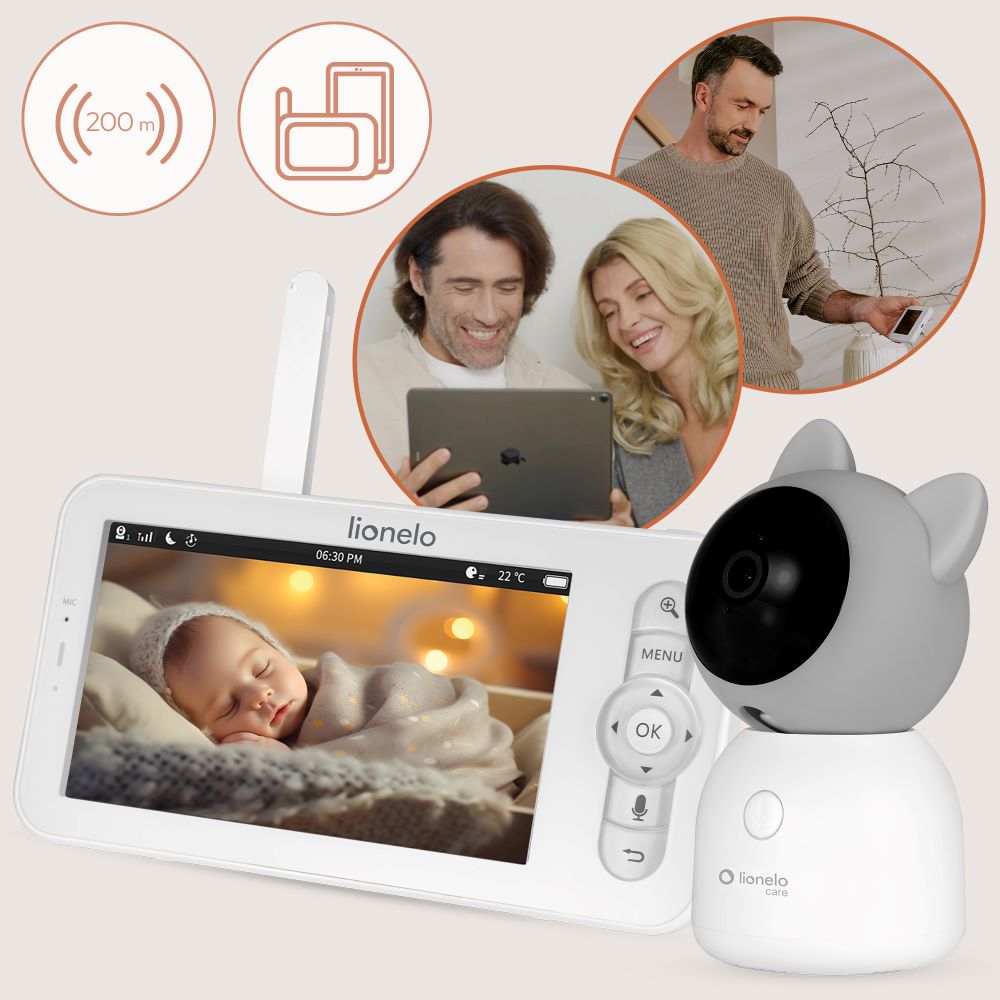 Lionelo baby monitor dvosmjerni Babyline 9.2 Al