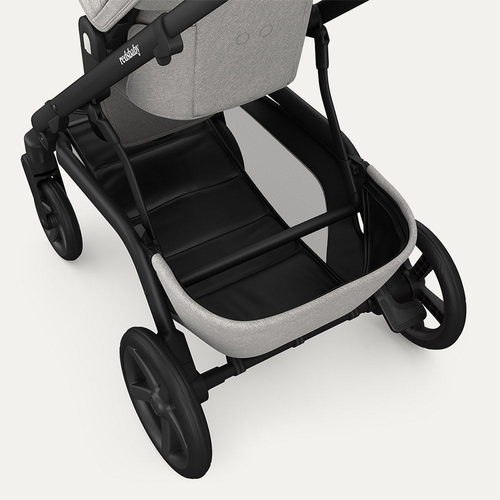 REDSBABY NUVO Twin dječja kolica 2u1 Gun Metal, Pebble M