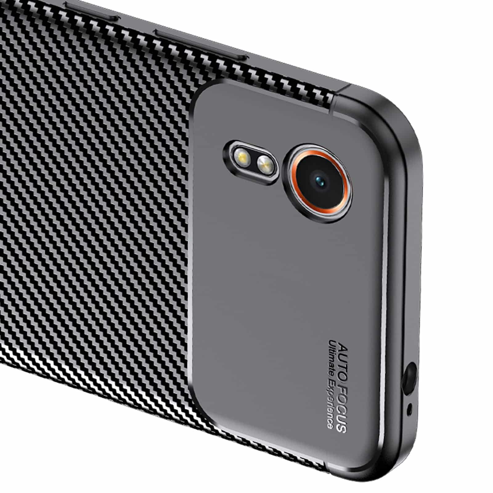 Techsuit – ovitek CarbonFiber za Samsung Galaxy Xcover7 – črna