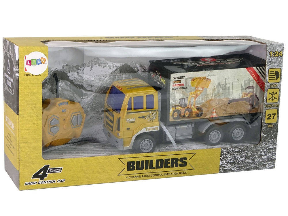 Kamion na daljinsko upravljanje Truck 1:24 - žuti
