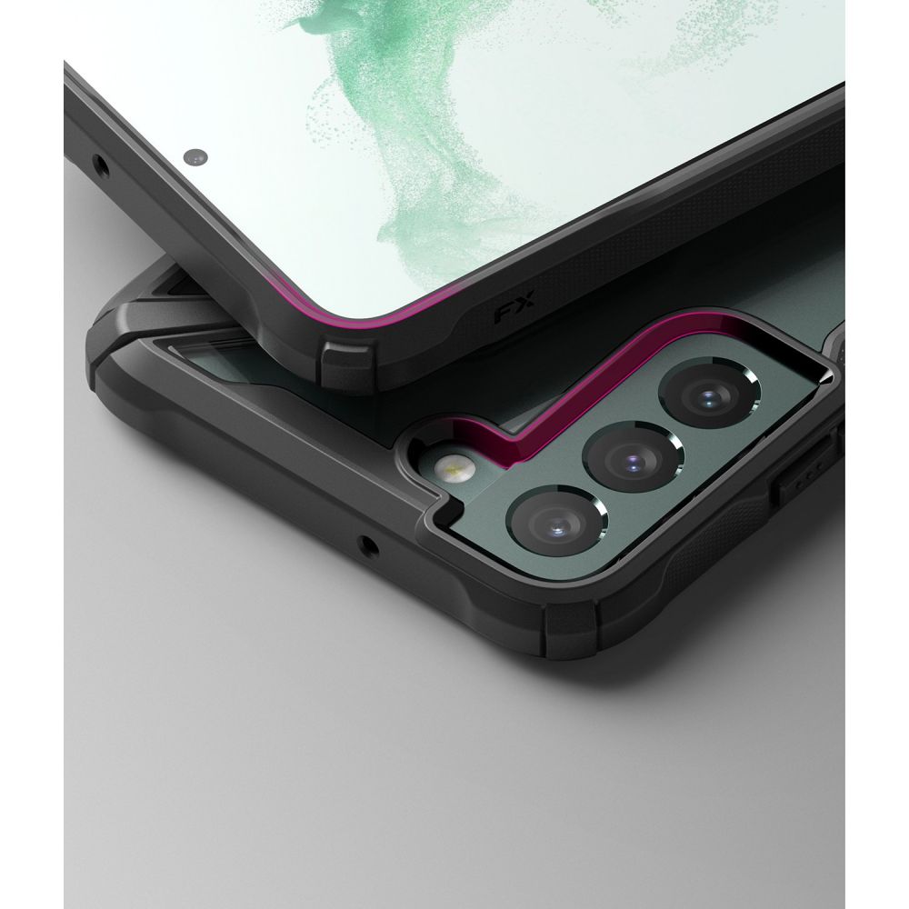 Ringke - Fusion X ovitek za Samsung Galaxy S22 Plus - črn