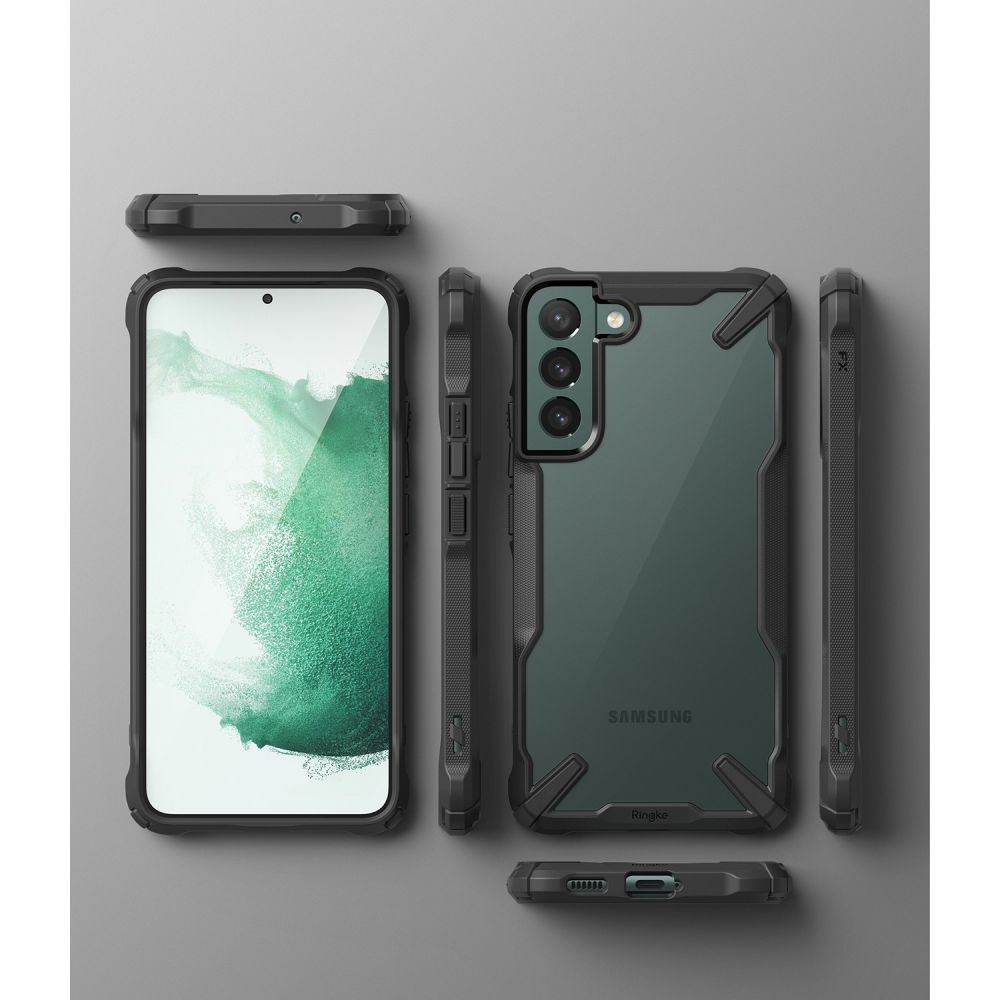 Ringke - Fusion X ovitek za Samsung Galaxy S22 Plus - črn