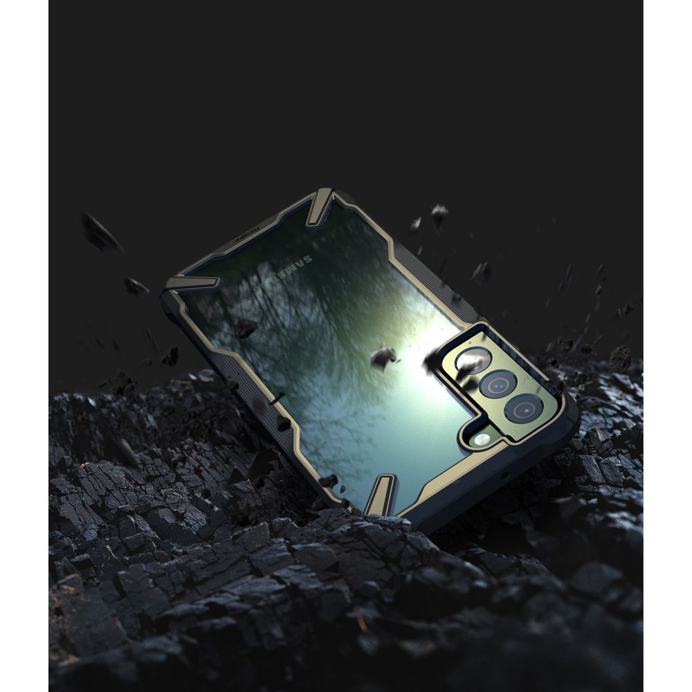 Ringke - Fusion X ovitek za Samsung Galaxy S22 Plus - črn