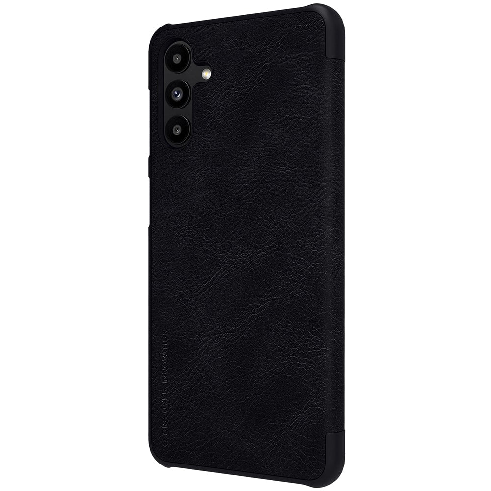 Nillkin - Usnjena torbica Qin za Samsung Galaxy A13 5G / A04s - črna