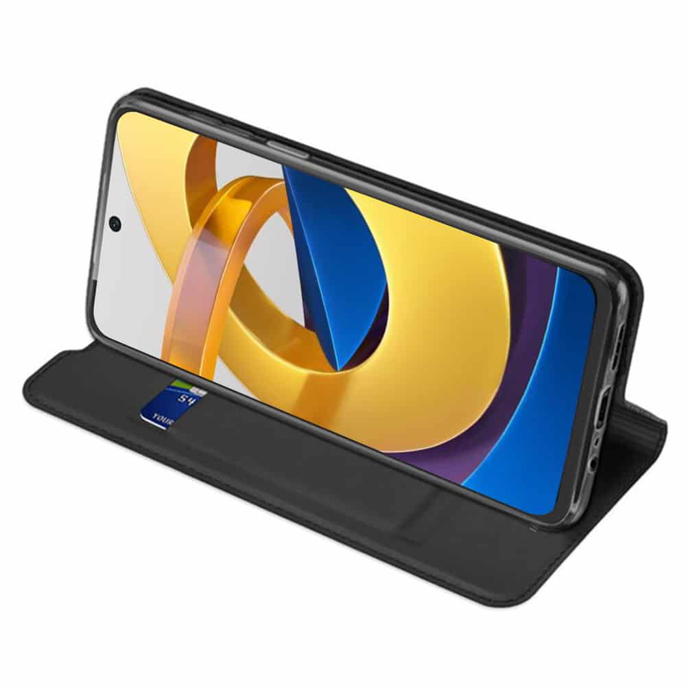 Dux Ducis Skin Pro preklopna torbica za Xiaomi Poco M4 Pro 5G črna