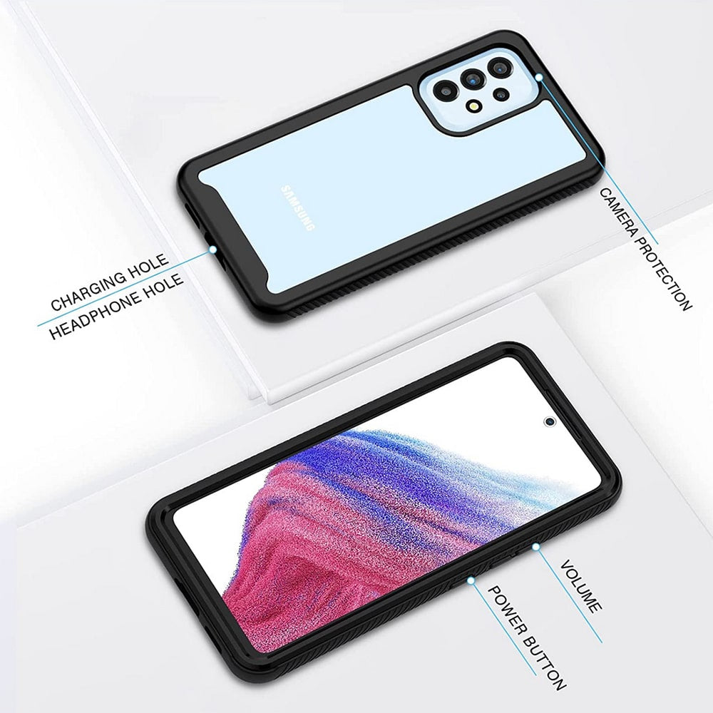 Techsuit - Defense360 Pro + Zaščita zaslona - Samsung Galaxy A53 5G - črna