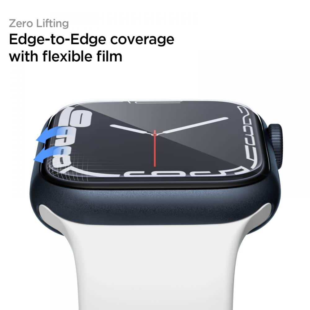 Spigen - Neo Flex (3 kosi) - Apple Watch 4 / 5 / 6 / SE / 7 / 8 (44 mm / 45 mm) - prozoren