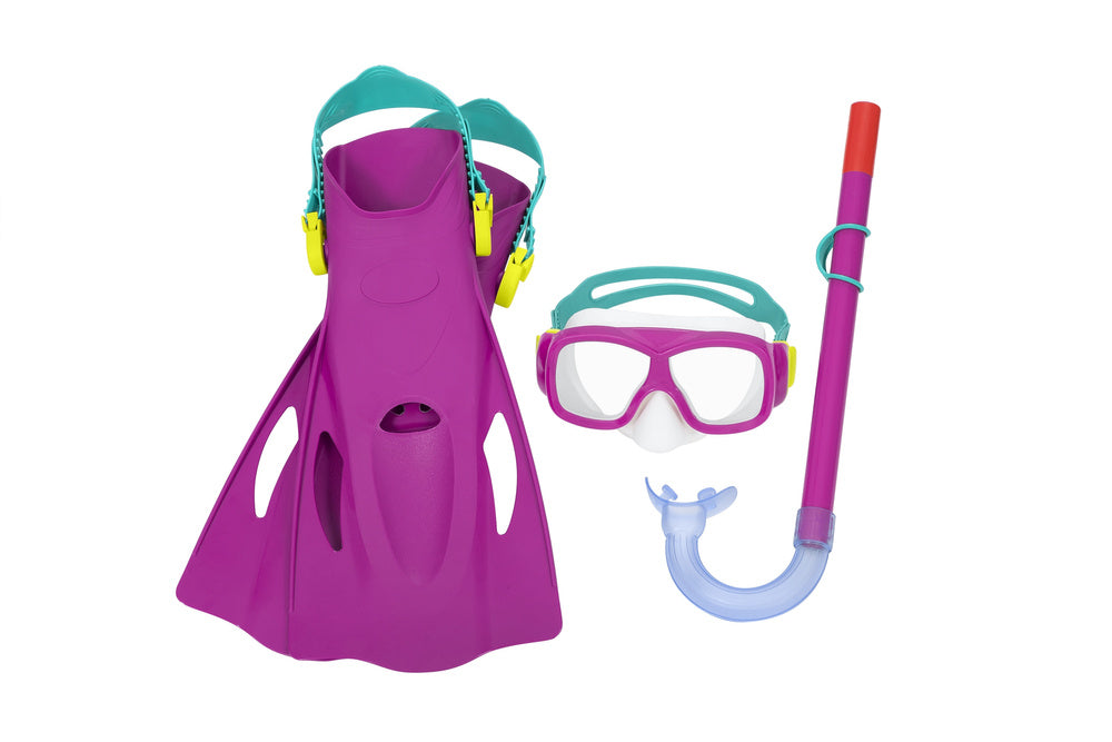 Ronilački set maska, disalica, peraje Bestway 25019 - Ljubičasta