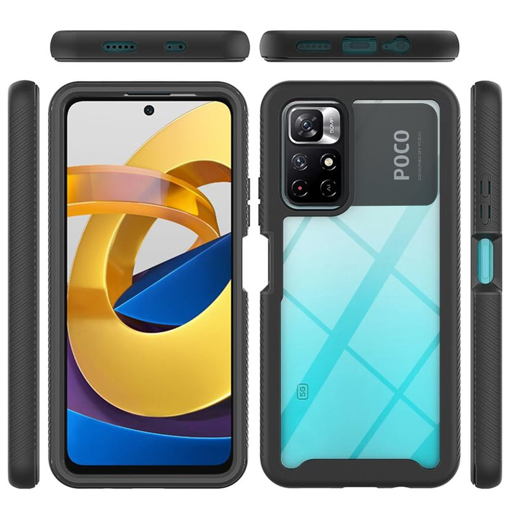 Techsuit - Defense360 Pro + Zaščita zaslona - Xiaomi Poco M4 Pro 5G - črna