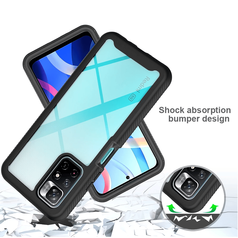 Techsuit - Defense360 Pro + Zaščita zaslona - Xiaomi Poco M4 Pro 5G - črna