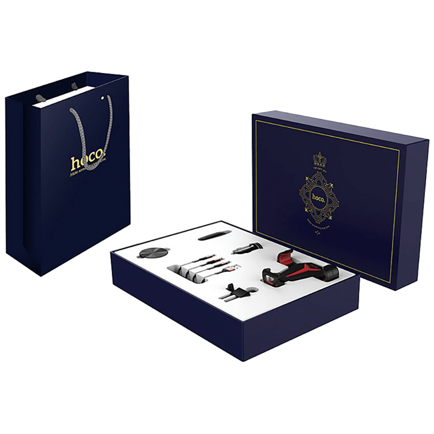 hoco. Auto set 5u1, Vip komplet za pametnu vožnju - VIP shopping bag set