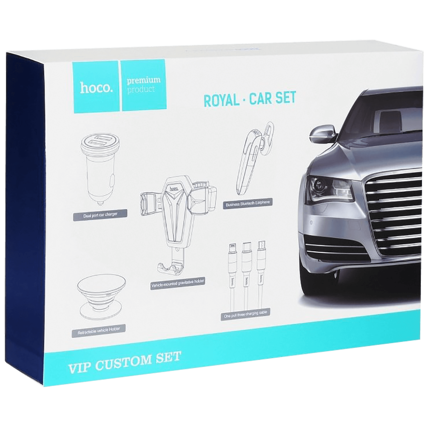 hoco. Auto set 5u1, Vip komplet za pametnu vožnju - VIP shopping bag set