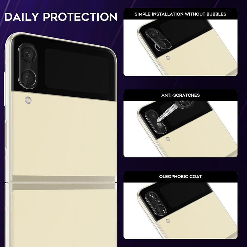 MOCOLO - Silk HD PRO steklo za kamero - Samsung Galaxy Z Flip 3 5G - črno