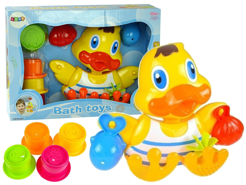 Patkica za kupanje Duckie Set sa šalicama