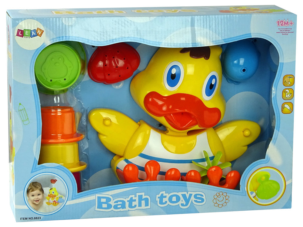 Patkica za kupanje Duckie Set sa šalicama