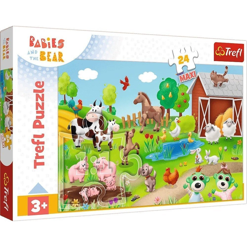 Trefl 14372 puzzle Slagalica 24 kom Crtići