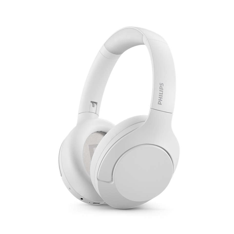 Philips TAH8506WT/00 naglavne slušalice i slušalice s ugrađenim mikrofonom Bežično Obruč za glavu Pozivi/glazba USB Tip-C Bluetooth Bijelo
