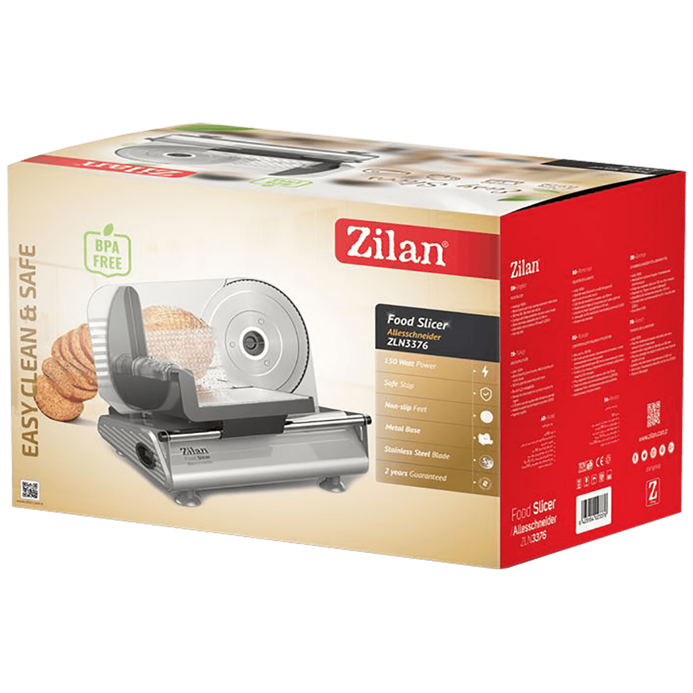 Zilan Električna rezalica metalna, mesoreznica, 150W, rez 0-15 mm - ZLN3376