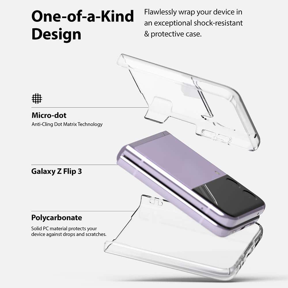 Ringke Slim ovitek za Samsung Galaxy Z Flip 3 - prozoren