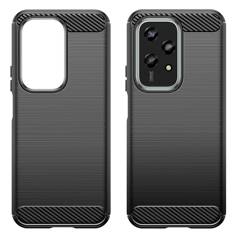 Techsuit Carbon Silicone ovitek za Honor 200 Lite – črna