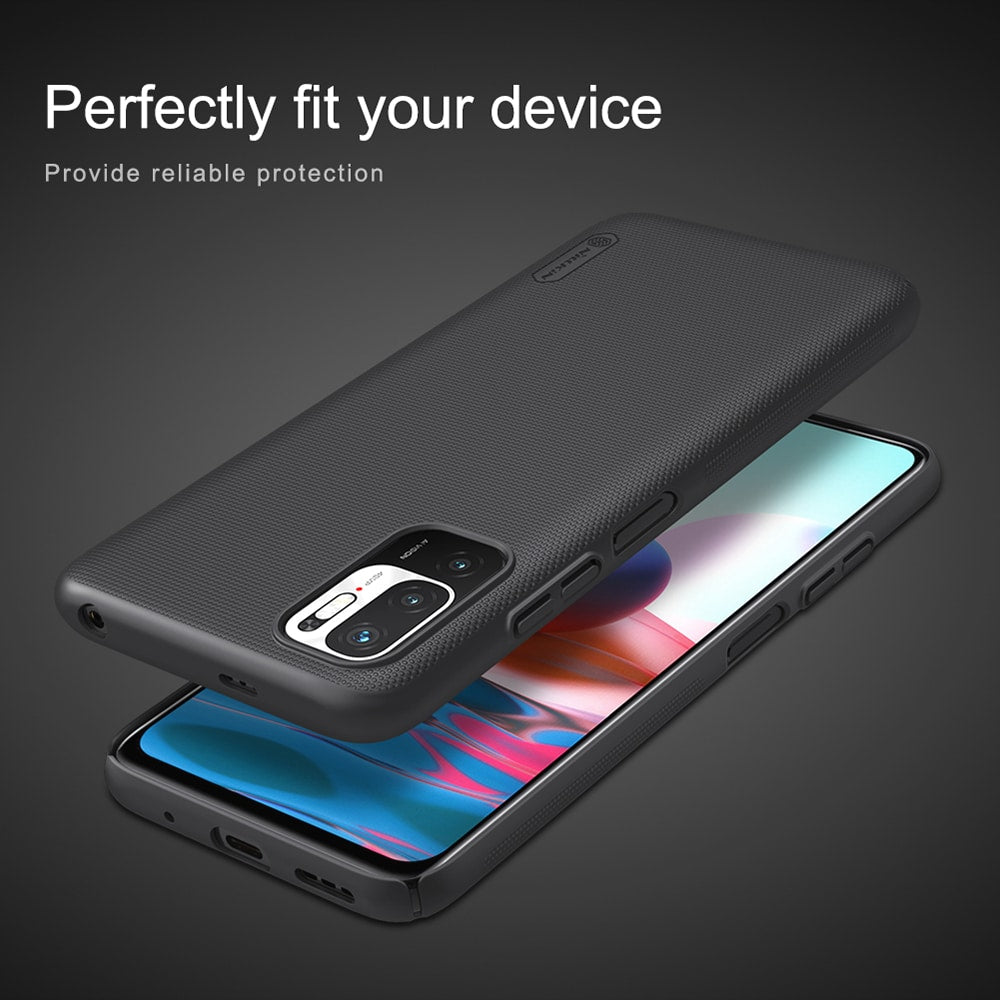 Nillkin - Super Frosted Shield - Xiaomi Redmi Note 10 5G / Poco M3 Pro 5G - črna
