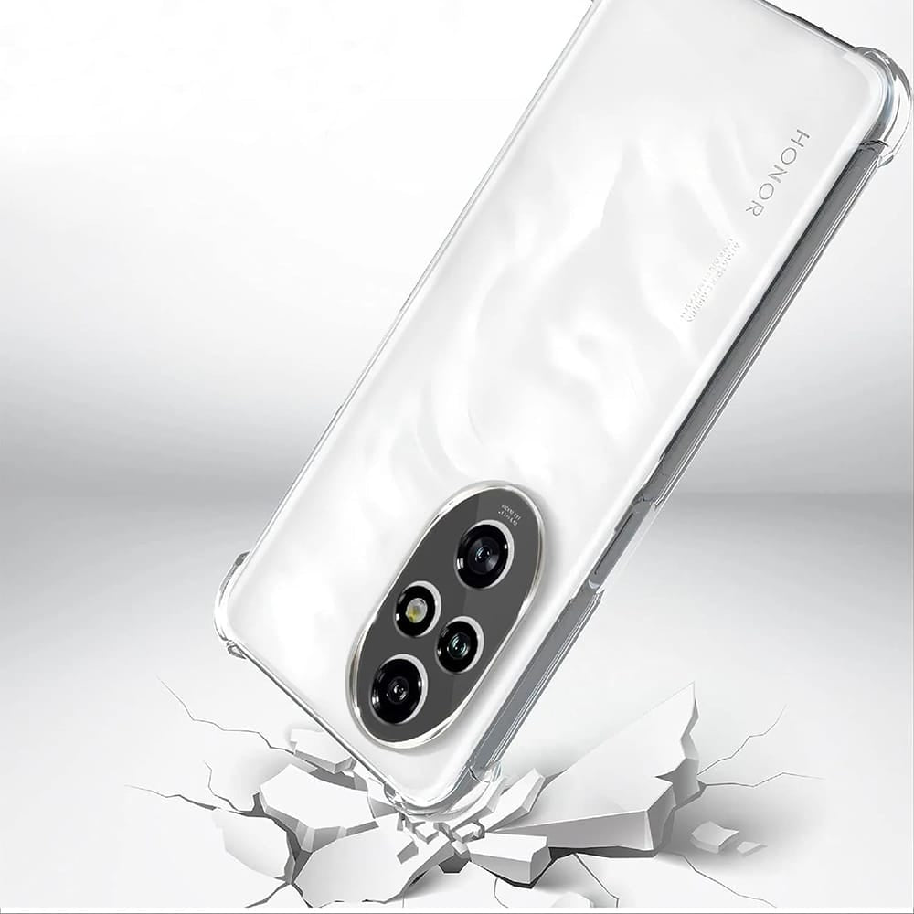 Techsuit Shockproof Clear Silicone prozirna maskica otporna na udarce za Honor 200 Pro
