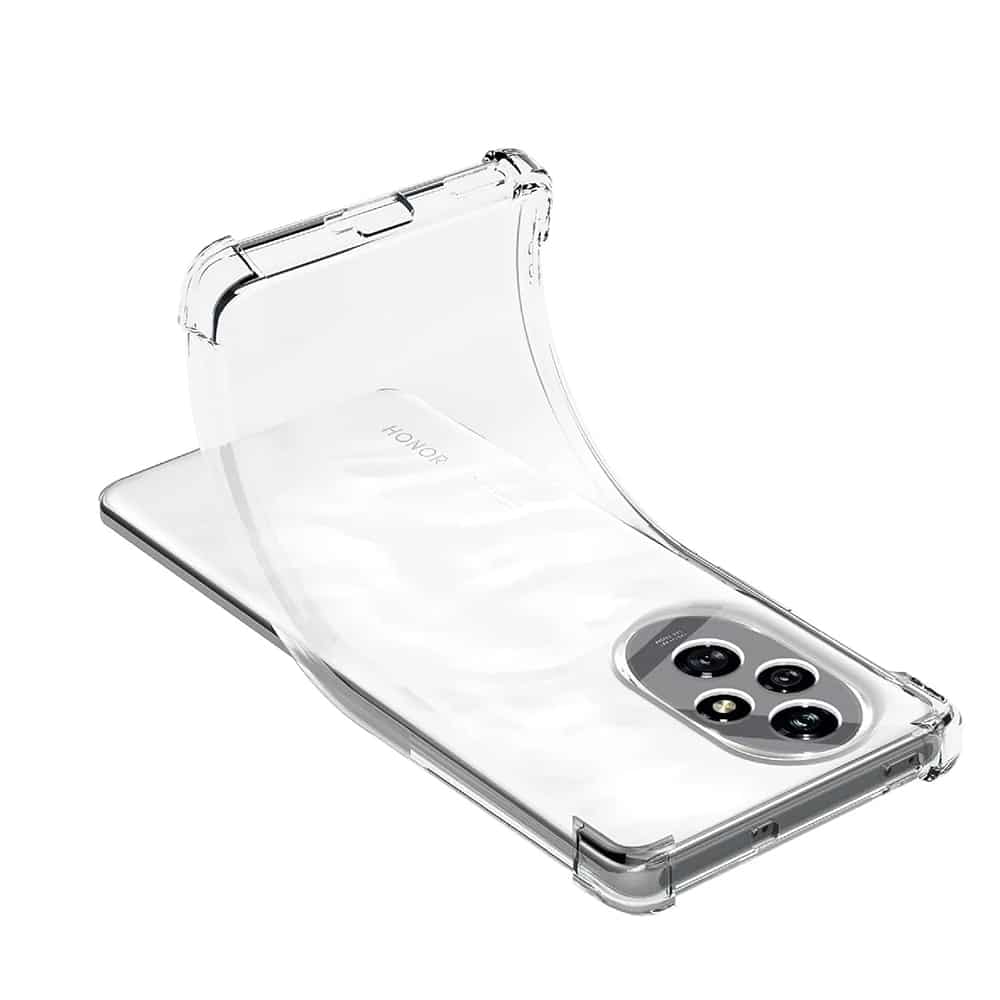 Techsuit Shockproof Clear Silicone prozirna maskica otporna na udarce za Honor 200 Pro