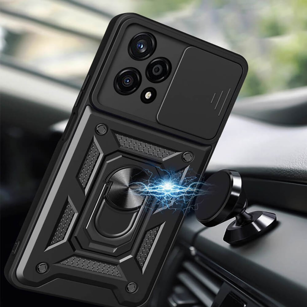 Techsuit – serija CamShield zaščitna maskica za Honor 200 Lite – črna