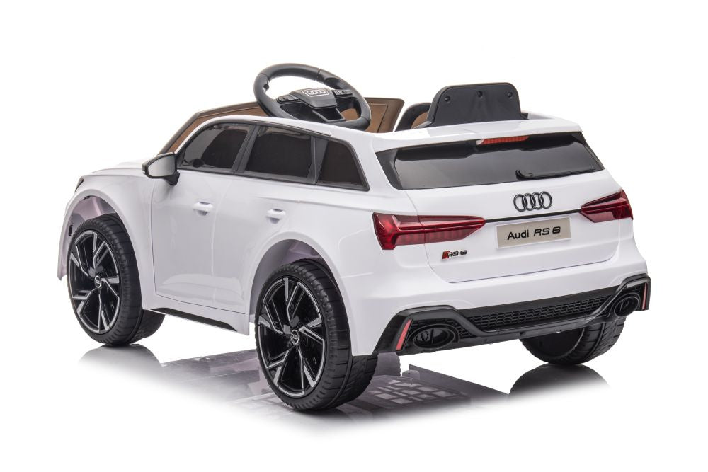 Licencirani auto na akumulator Audi RS6 - bijeli