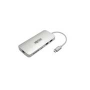 Tripp Lite U442-DOCK11-S priključna stanica i replikator porta za prijenosno računalo USB 3.2 Gen 2 (3.1 Gen 2) Type-C Srebro