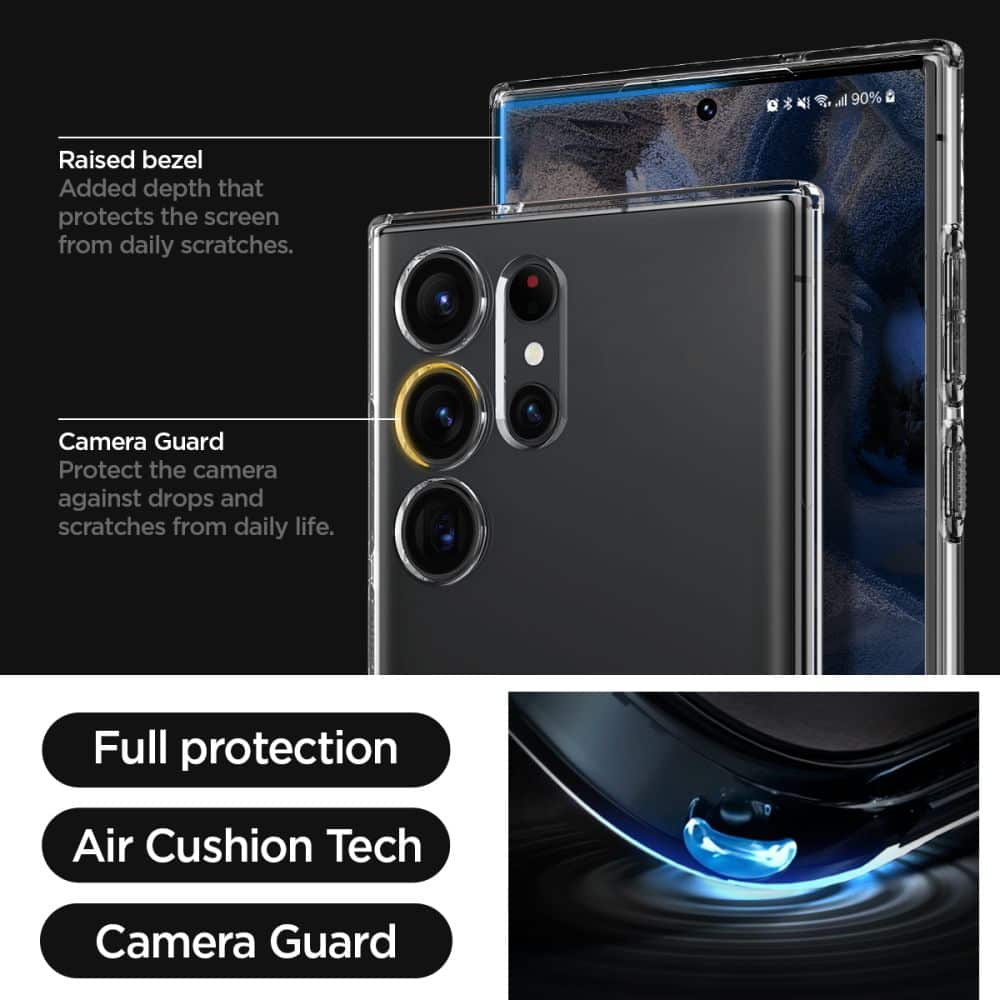 SPIGEN LIQUID CRYSTAL OVITEK ZA SAMSUNG GALAXY S23 ULTRA CRYSTAL CLEAR