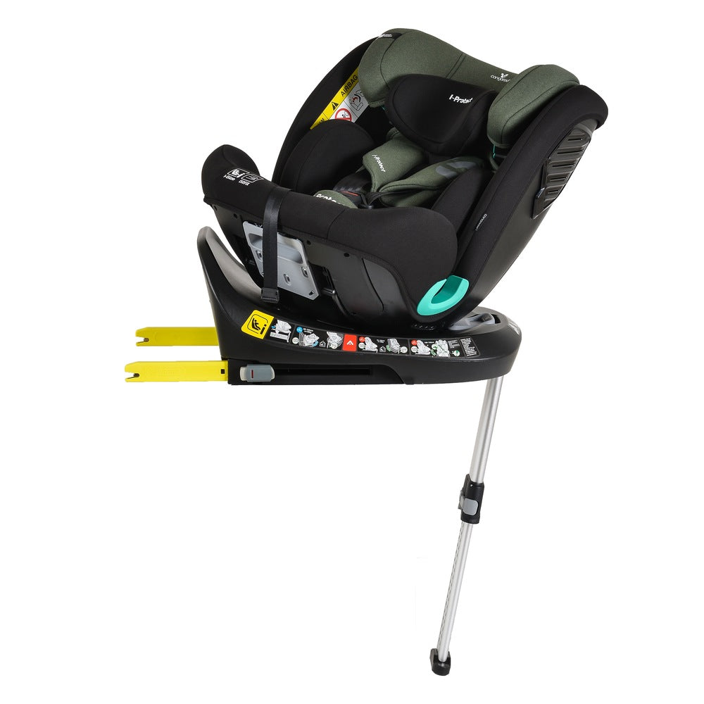 Cangaroo i-Protect autosjedalica i-Size 0-36kg (40-150 cm) 360, Deep Forest Green