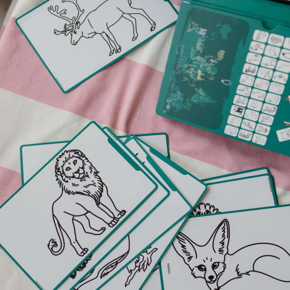KIDYWOLF Tablet za crtanje - Životinje svijeta