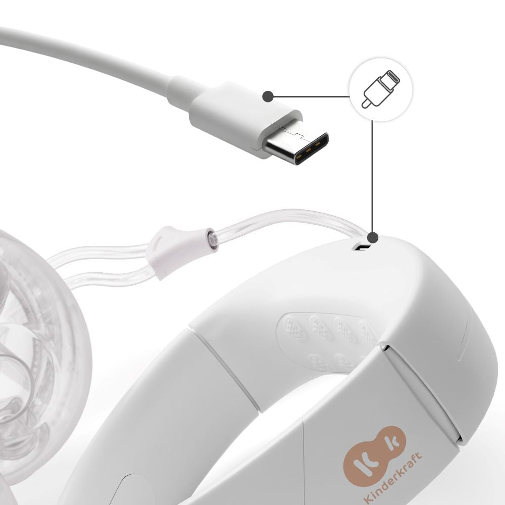 Kinderkraft Dvostruka električna izdajalica GENTLENEST, white